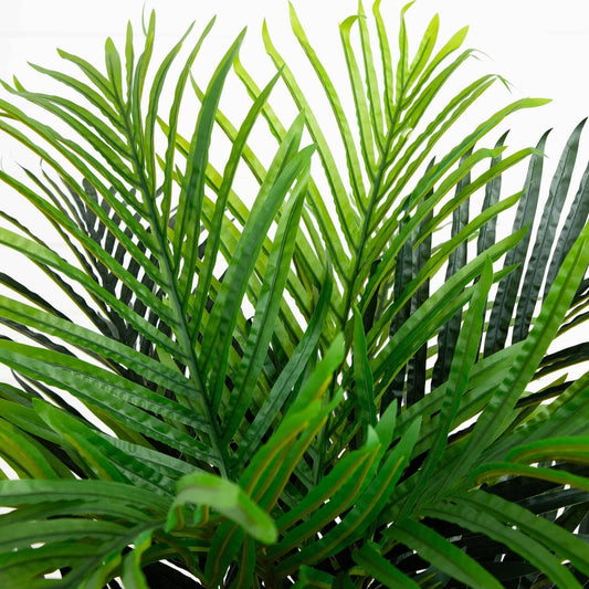 58” Robellini Palm Artificial Tree with vibrant green fronds and slender leaves on Tampa Home & Garden Store