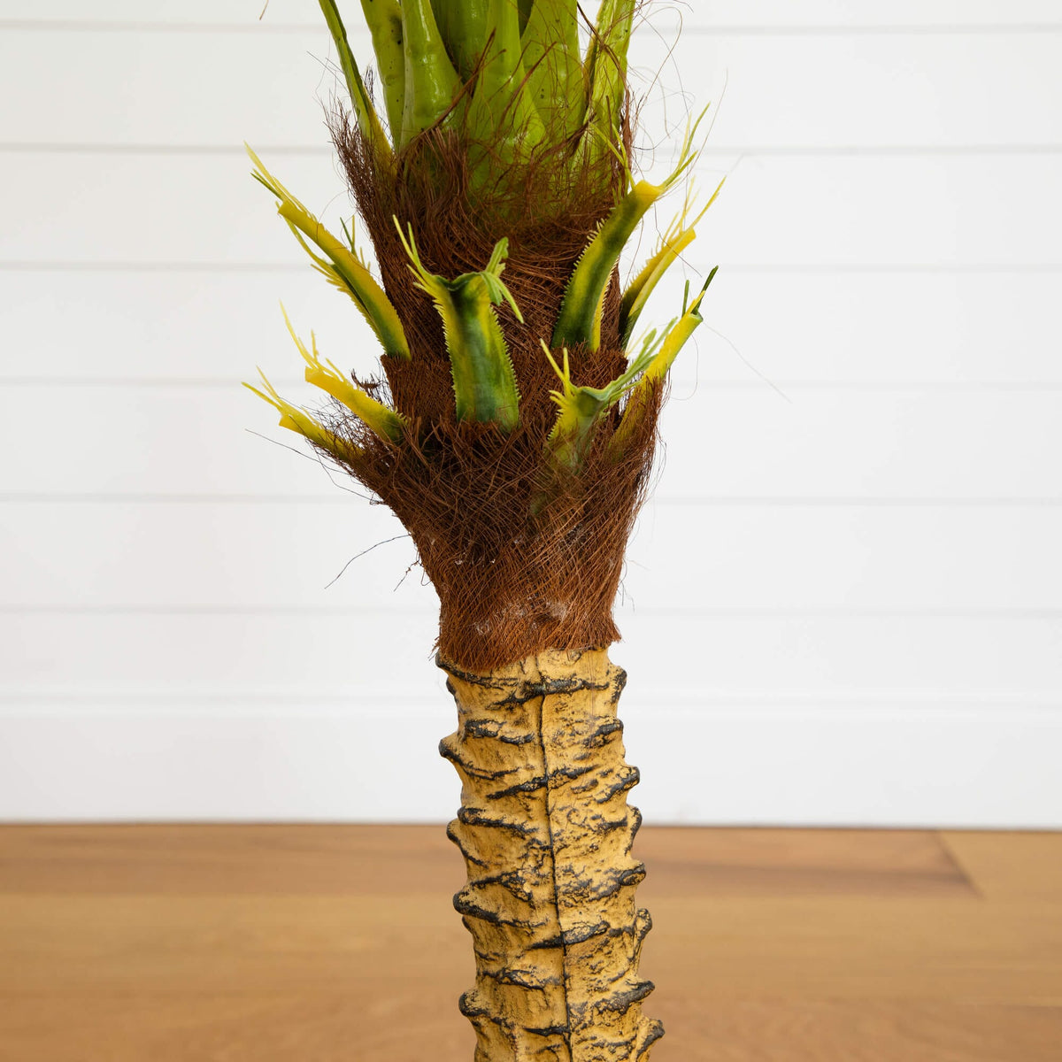 58-inch Robellini Palm Artificial Tree by Nearly Natural with green fronds and textured brown trunk on Tampa Home & Garden Store