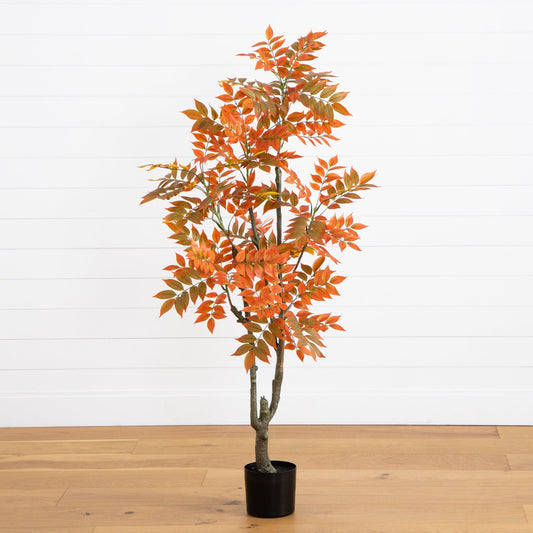 5' Autumn Sumac Artificial Fall Tree - Tampa Home & Garden Store