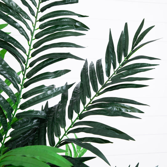 Areca Palm Tree by Nearly Natural, 6 ft artificial tree with dark green fronds on Tampa Home & Garden Store