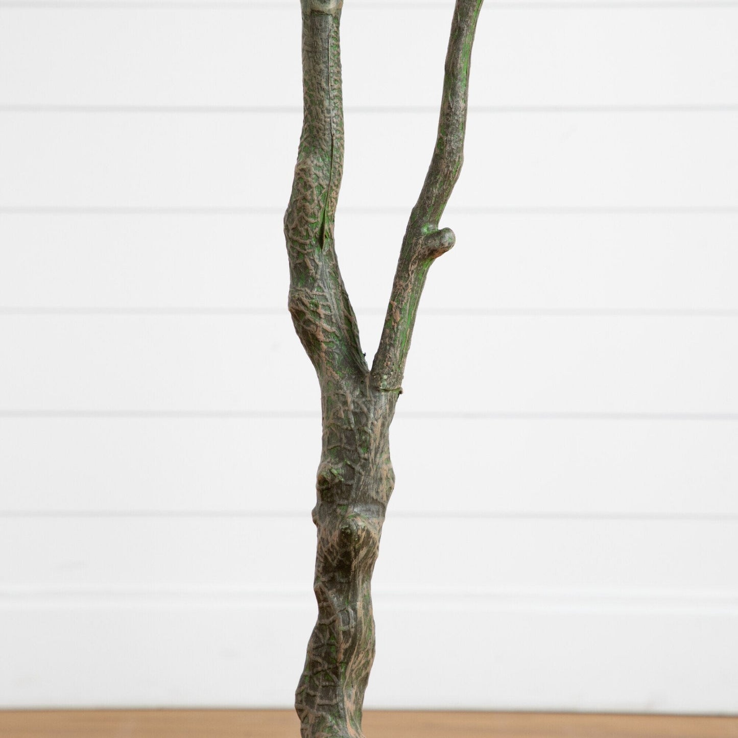 6 ft artificial autumn dogwood tree trunk in deco planter by Nearly Natural on Tampa Home & Garden Store