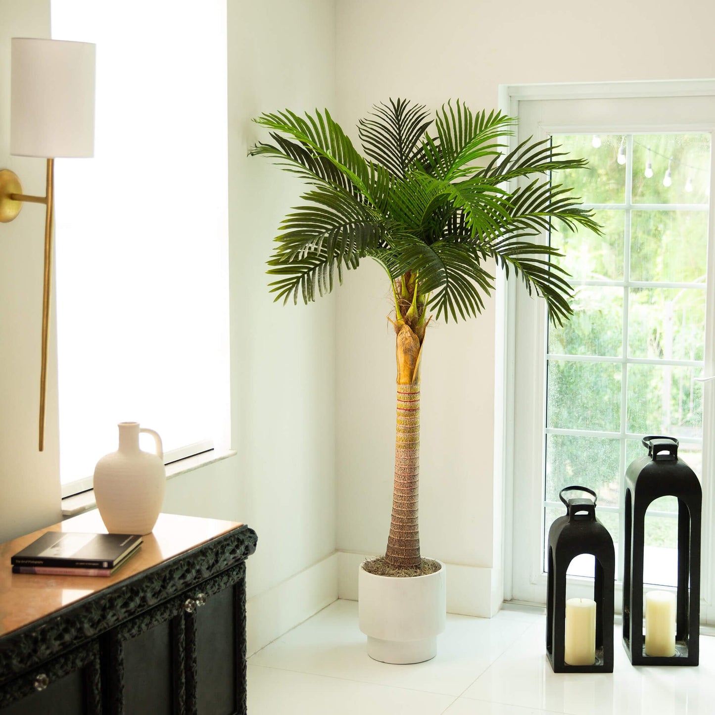 A Beautiful Artificial Coconut Palm Tree for Home