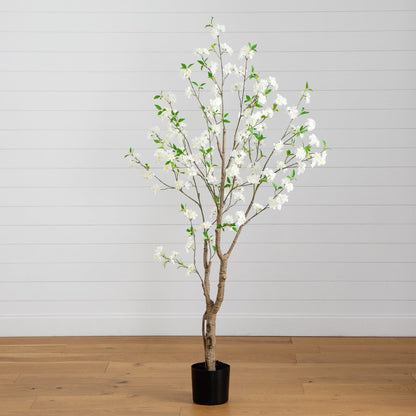 Deluxe 6 Foot Artificial Cherry Blossom Tree