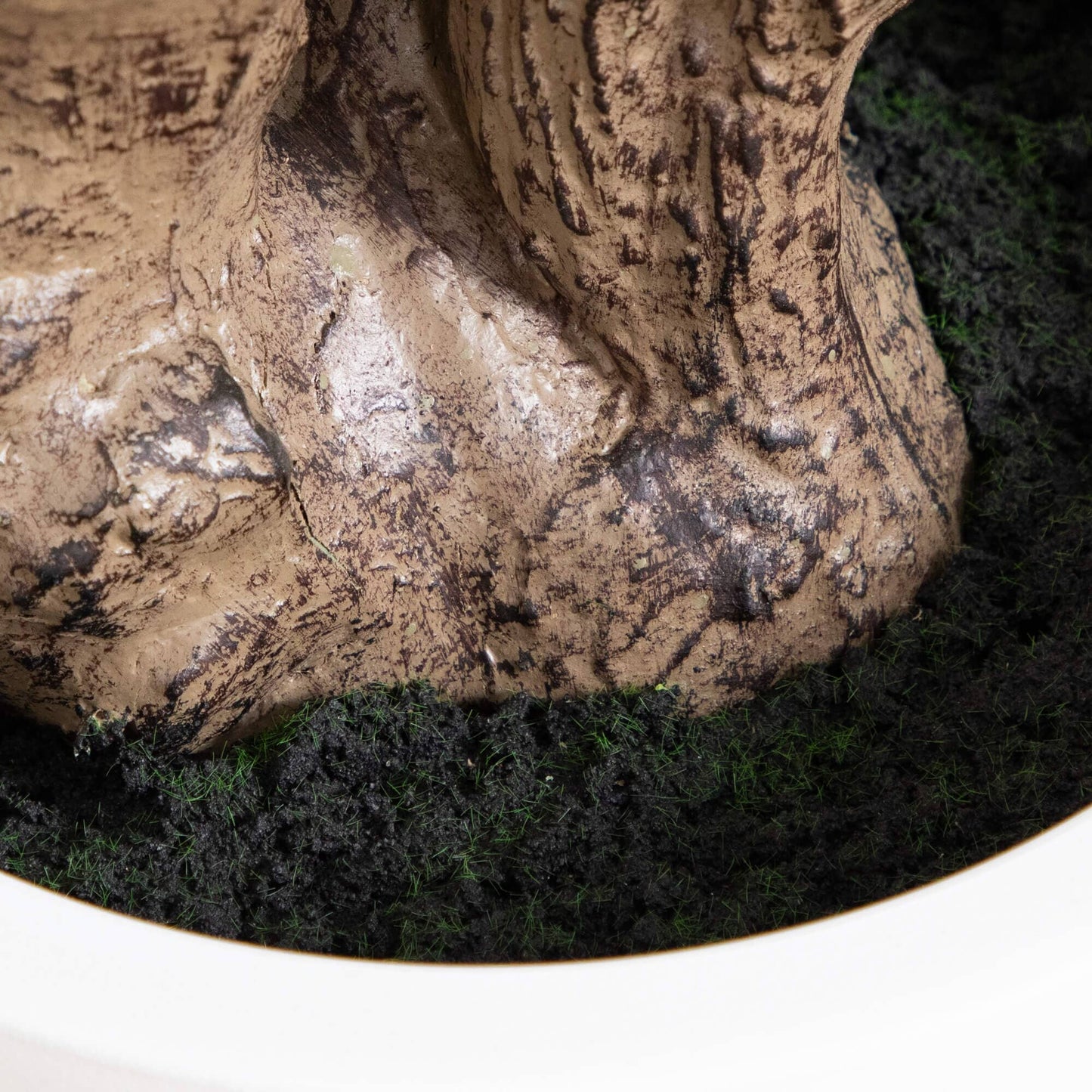 Artificial Audrey Ficus And A White Planter