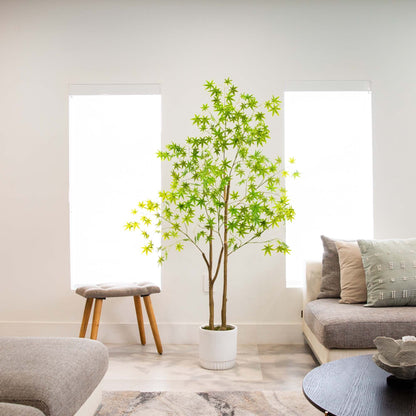 Elegant Artificial Maple Tree and Planter
