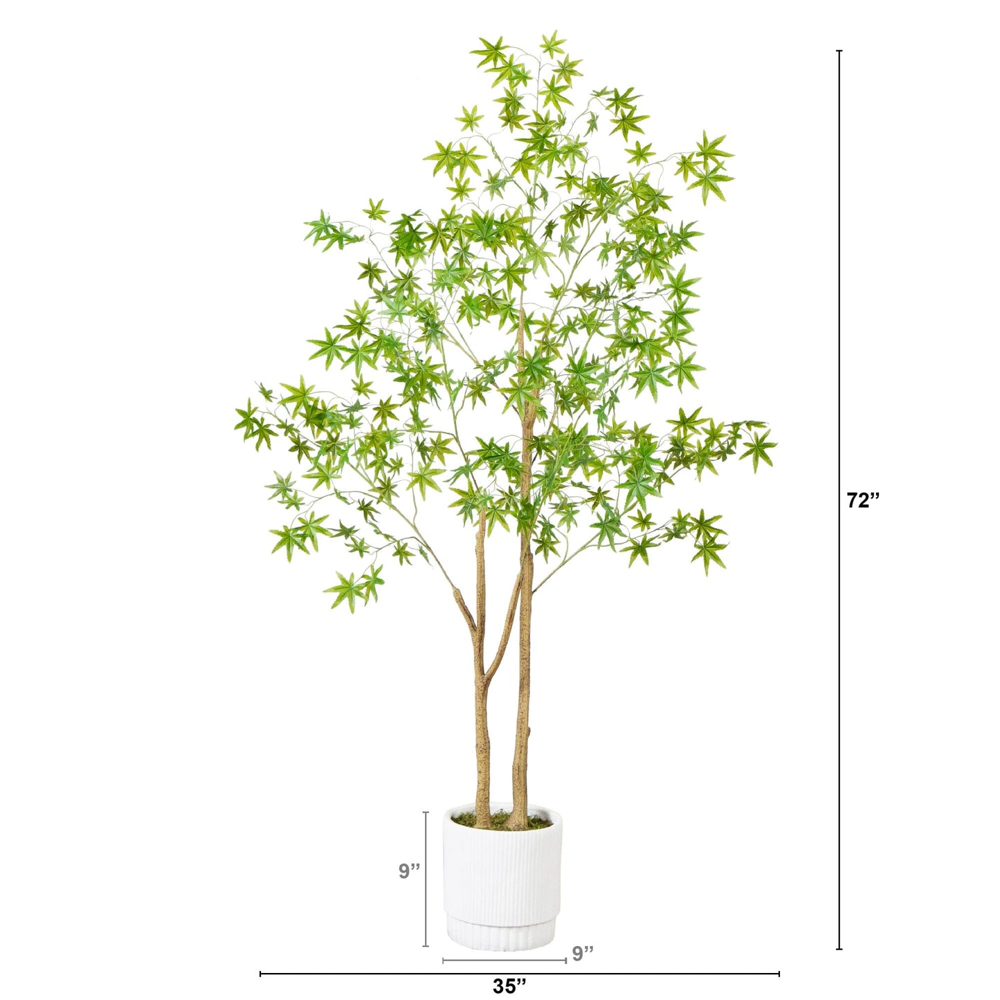 Elegant Artificial Maple Tree and Planter