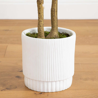 Elegant Artificial Maple Tree and Planter