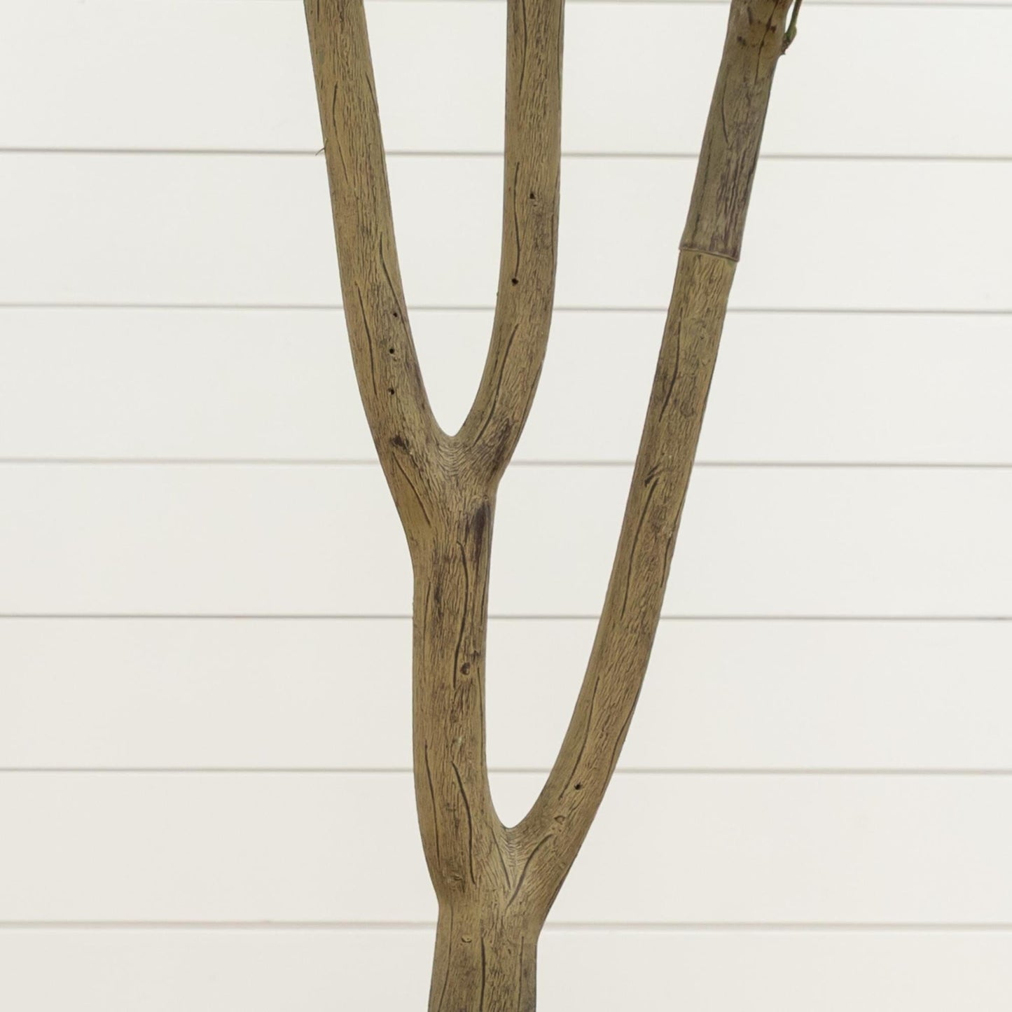 6’ Artificial Olive Tree trunk close-up with textured brown bark, Nearly Natural on Tampa Home & Garden Store
