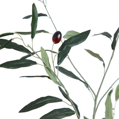 Minimalist Artificial Olive Tree and Fruit