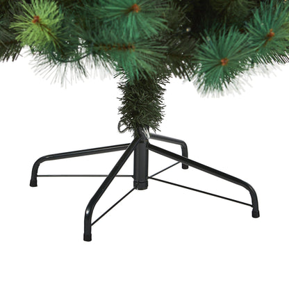 Nearly Natural 6' Scotch Pine artificial Christmas tree with 250 lights on a black metal stand on Tampa Home & Garden Store