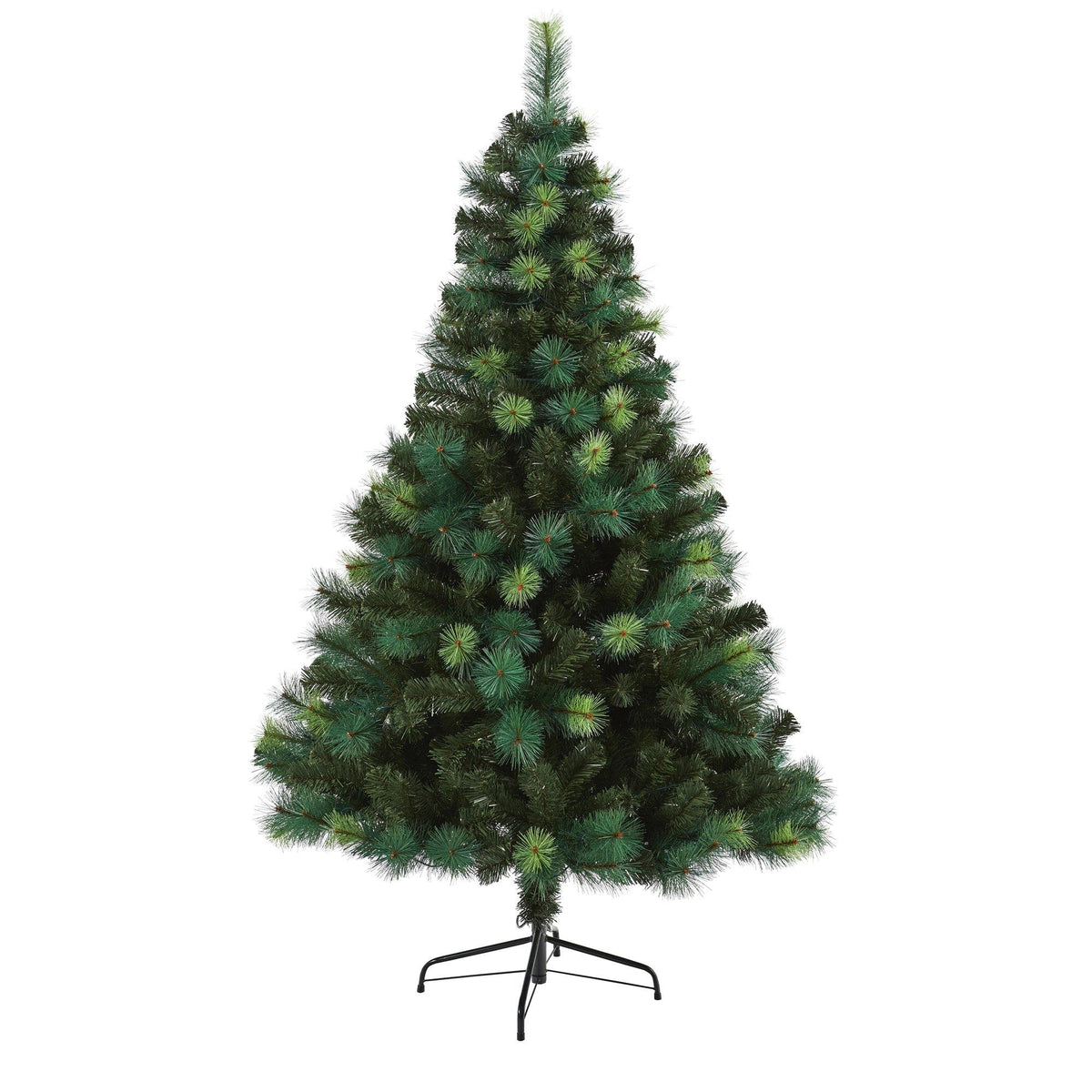 6' Green Scotch Pine artificial Christmas tree with 250 LED lights by Nearly Natural on stand on Tampa Home & Garden Store