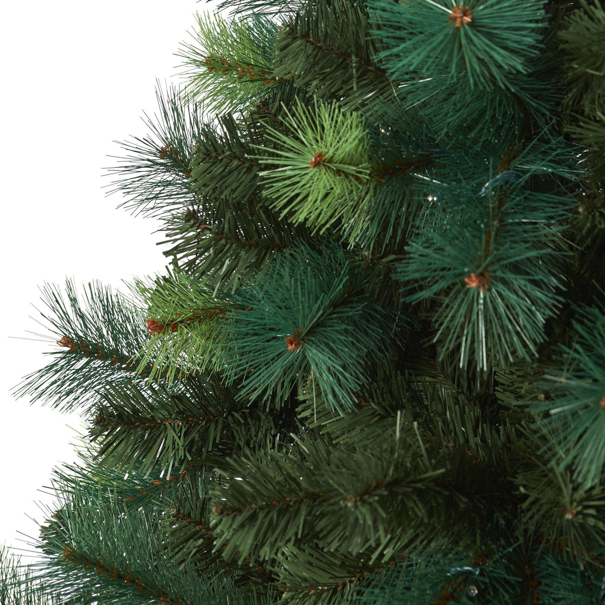 6' Assorted Green Scotch Pine artificial Christmas tree by Nearly Natural with 250 LED lights on Tampa Home & Garden Store