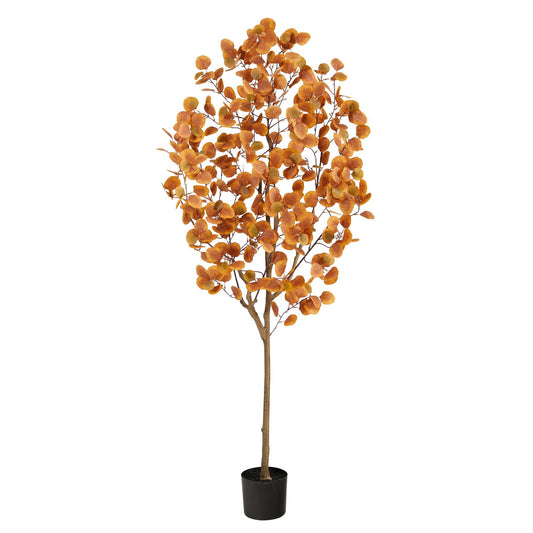6’ Autumn Eucalyptus Artificial Tree - Tampa Home & Garden Store