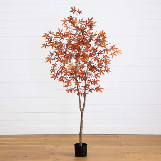 6' Autumn Japanese Maple Artificial Fall Tree - Tampa Home & Garden Store
