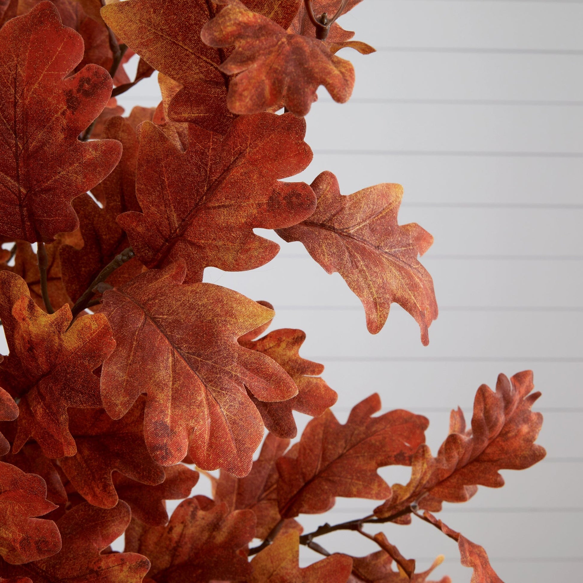 6-ft Autumn Oak artificial fall tree with red-orange leaves on Tampa Home & Garden Store
