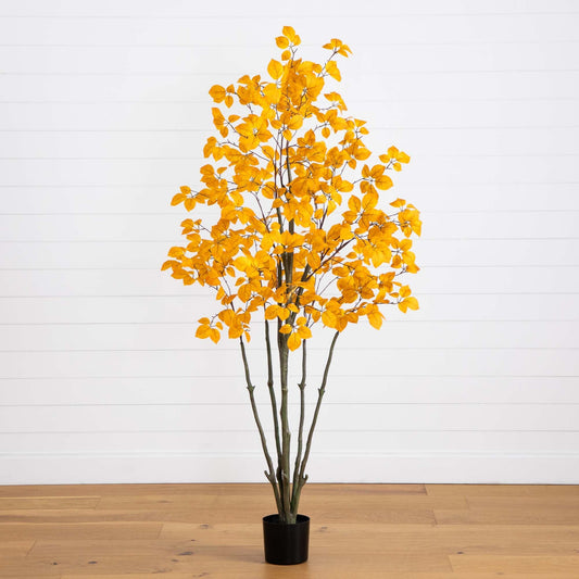 6’ Autumn Oyama Magnolia Artificial Fall Tree - Tampa Home & Garden Store