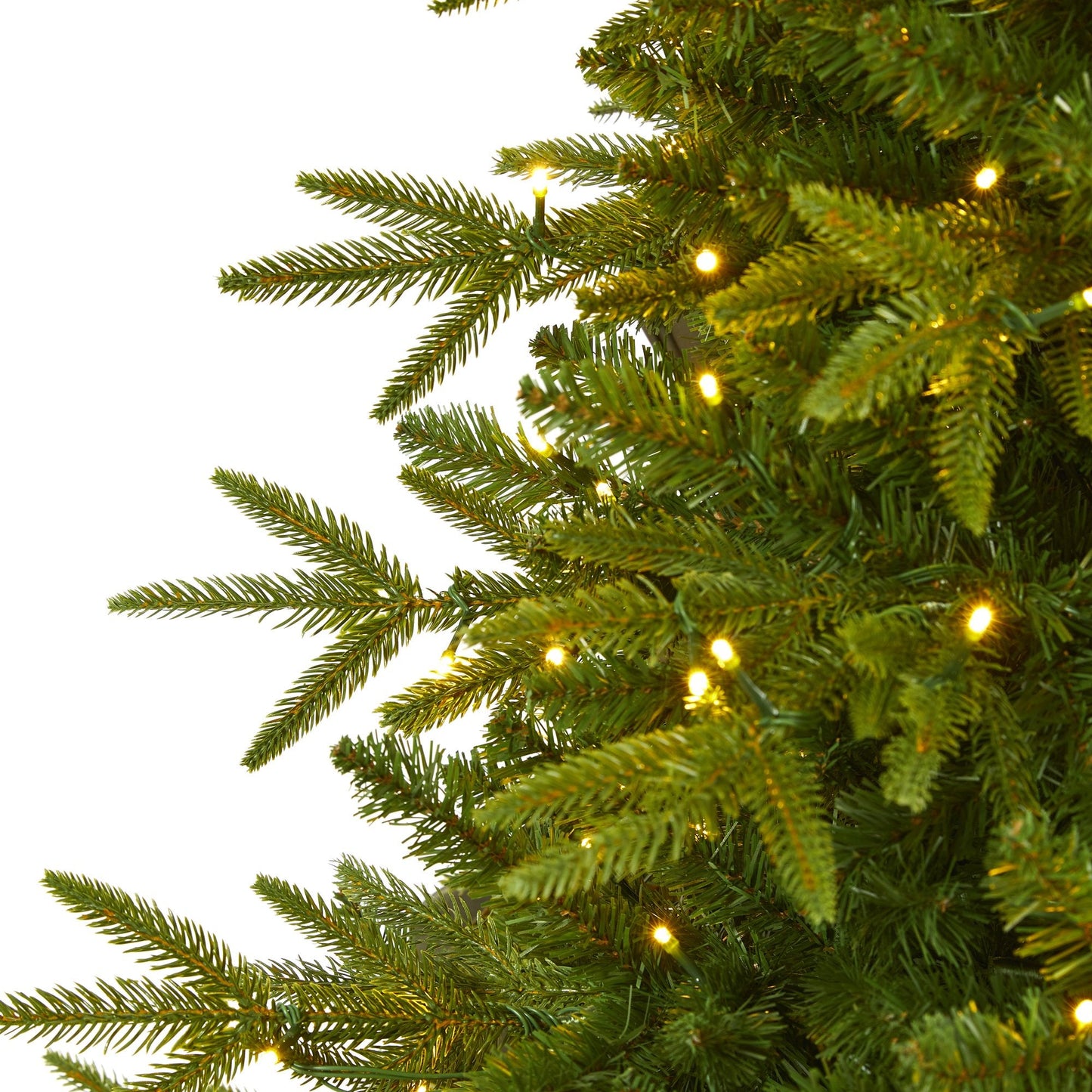Nearly Natural 6' Colorado Mountain Fir artificial Christmas tree with 350 LED lights on Tampa Home & Garden Store