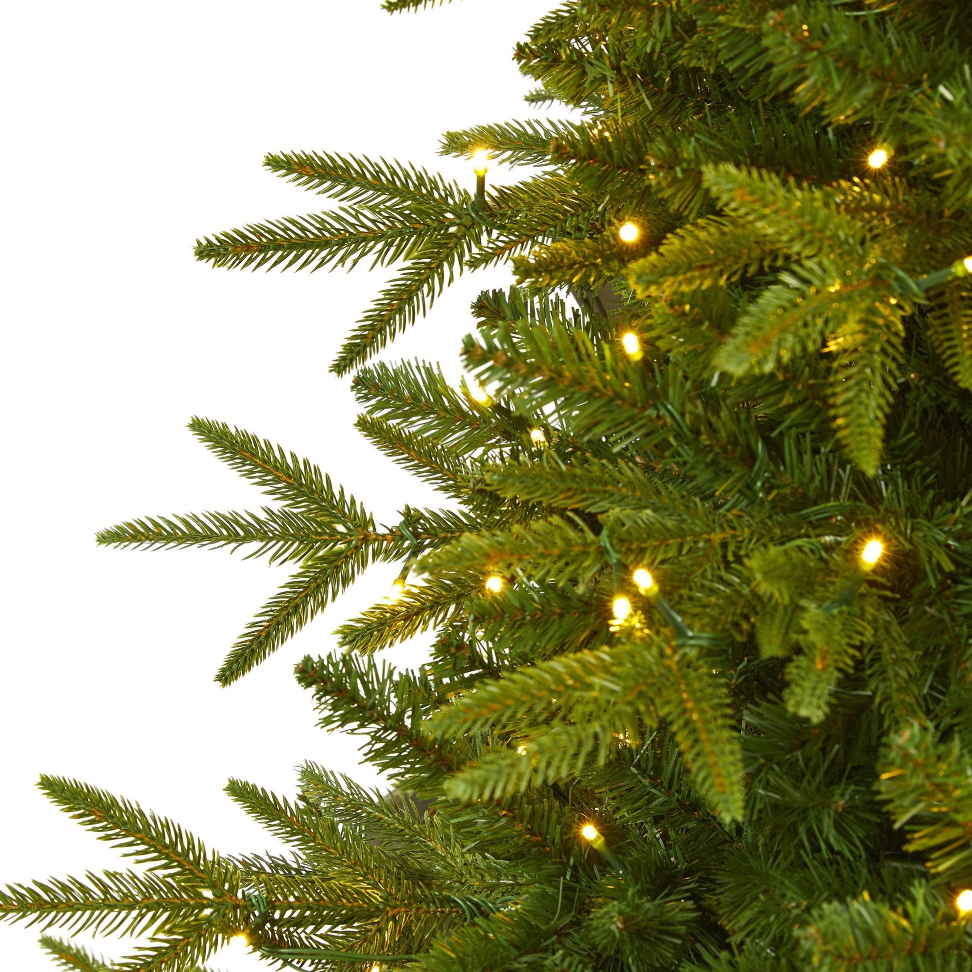 Nearly Natural 6' Colorado Mountain Fir artificial Christmas tree with 350 LED lights on Tampa Home & Garden Store