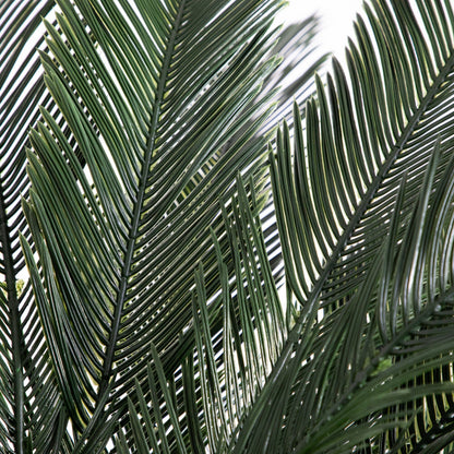 6' Cycas artificial tree dark green fronds, UV resistant by Nearly Natural for indoor/outdoor use on Tampa Home & Garden Store