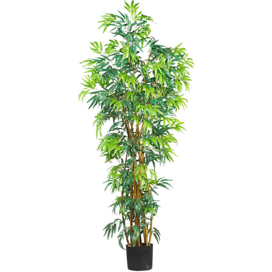 6'  Fancy Style Bamboo Silk Tree - Tampa Home & Garden Store