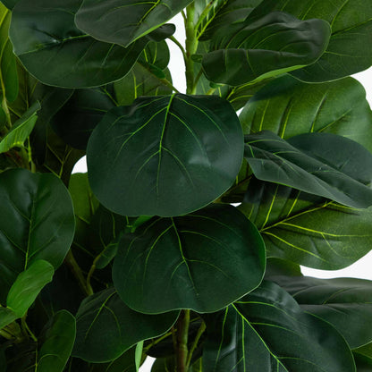 6 ft Fiddle Leaf Fig Artificial Tree with deep green foliage by Nearly Natural on Tampa Home & Garden Store
