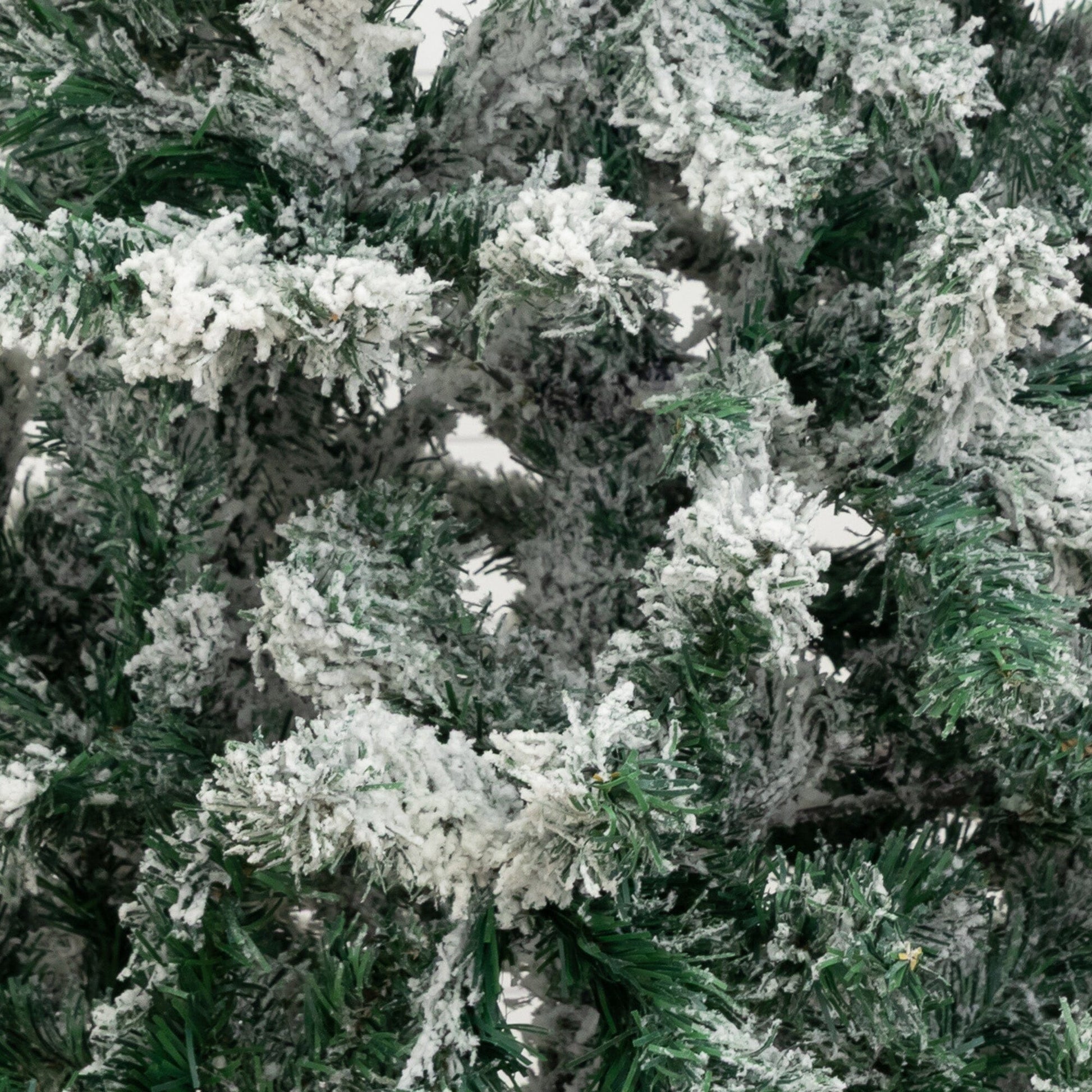 6' Flocked West Virginia Fir Christmas Tree by Nearly Natural with snow-flocked branches on Tampa Home & Garden Store