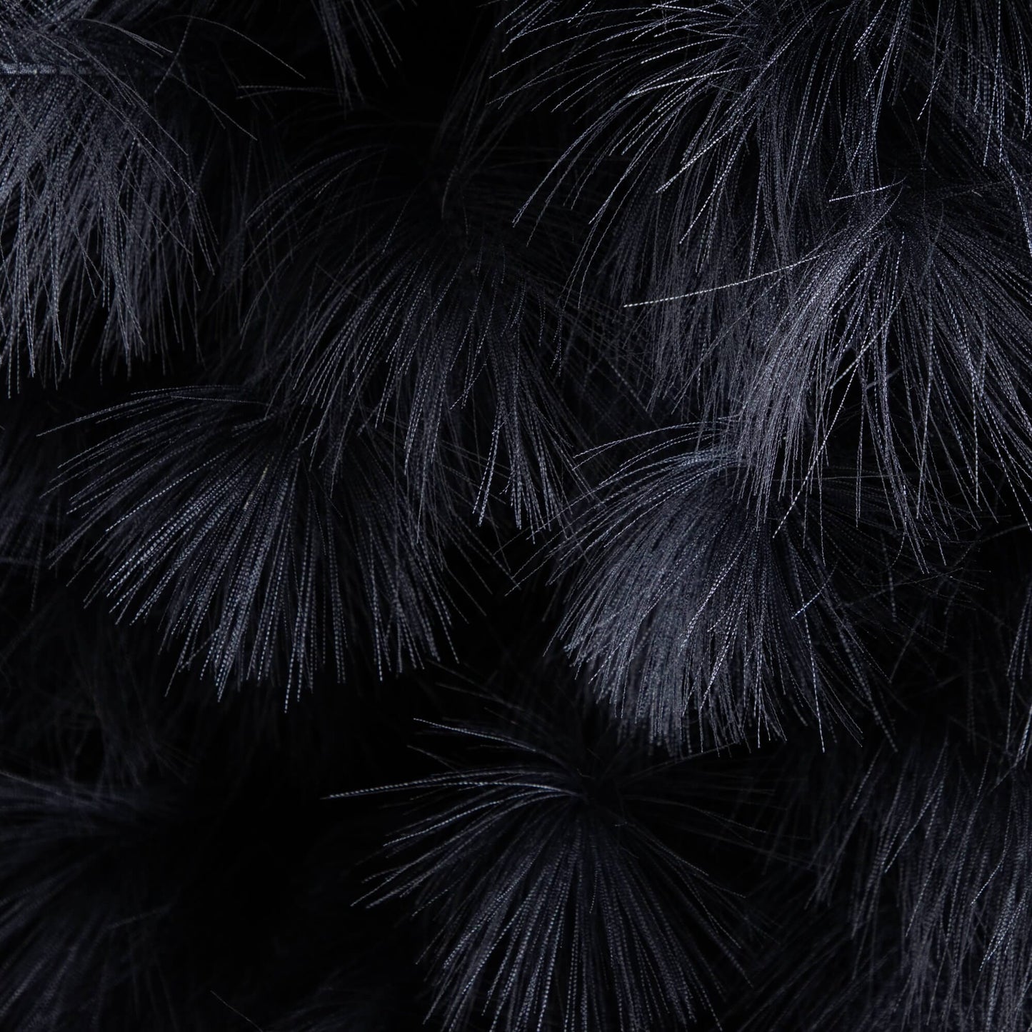 Tree Nearly Natural 6 ft artificial Halloween black pampas grass close-up bristles on Tampa Home & Garden Store