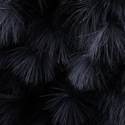 Tree Nearly Natural 6 ft artificial Halloween black pampas grass close-up bristles on Tampa Home & Garden Store