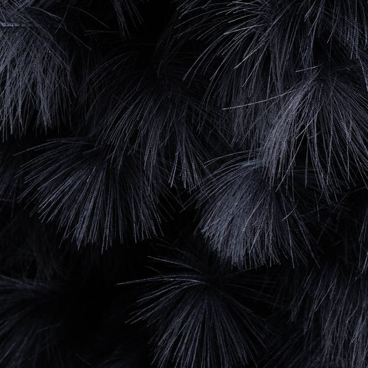Tree Nearly Natural 6 ft artificial Halloween black pampas grass close-up bristles on Tampa Home & Garden Store