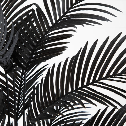 6' Artificial Halloween Black Paradise Palm Tree by Nearly Natural with black fronds on Tampa Home & Garden Store