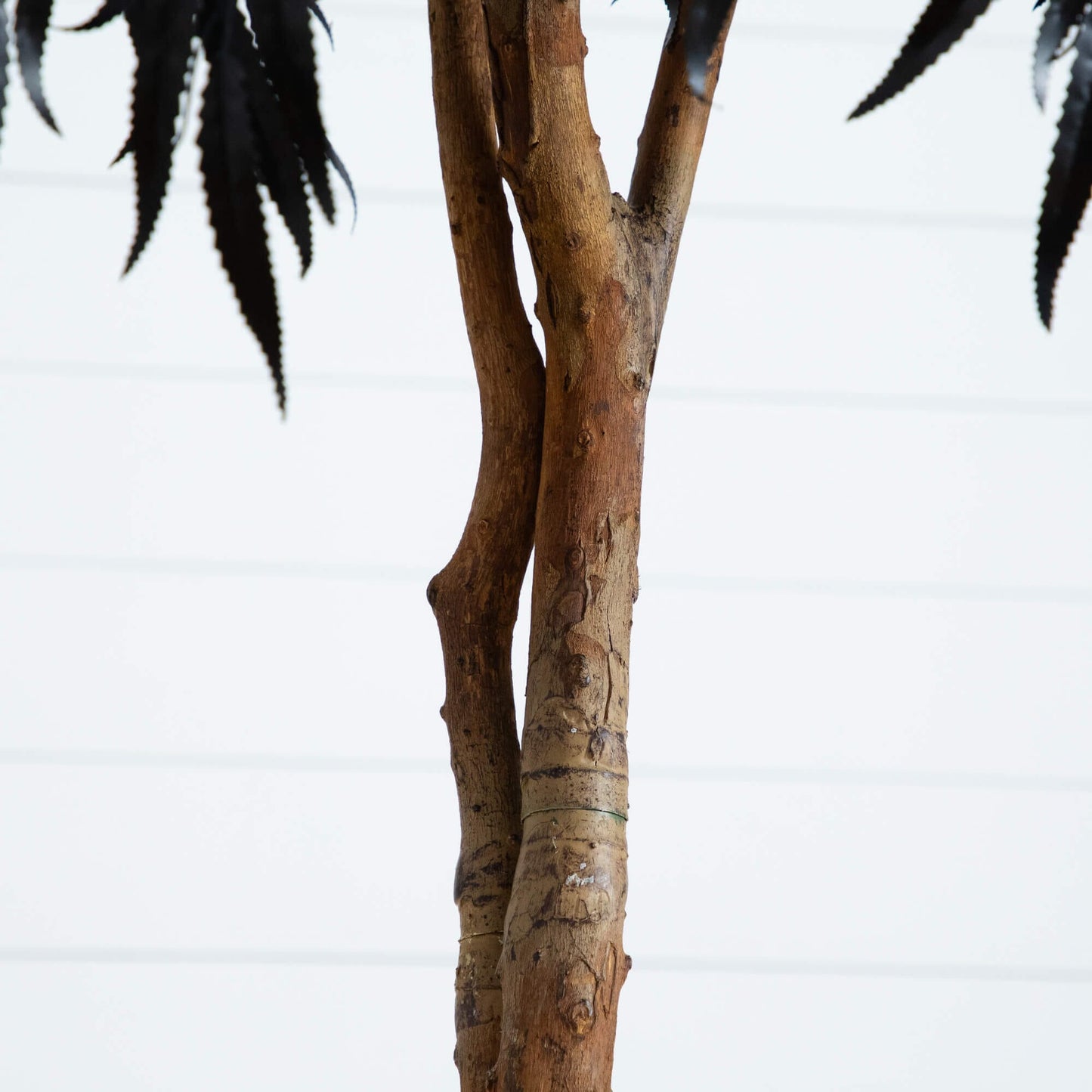 6' Artificial Halloween Black Willow Tree trunk close-up brown bark Nearly Natural on Tampa Home & Garden Store