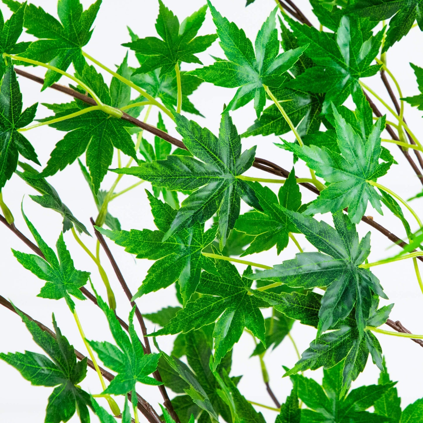 6' Artificial Maple Tree by Nearly Natural featuring vibrant green maple leaves on brown stems on Tampa Home & Garden Store