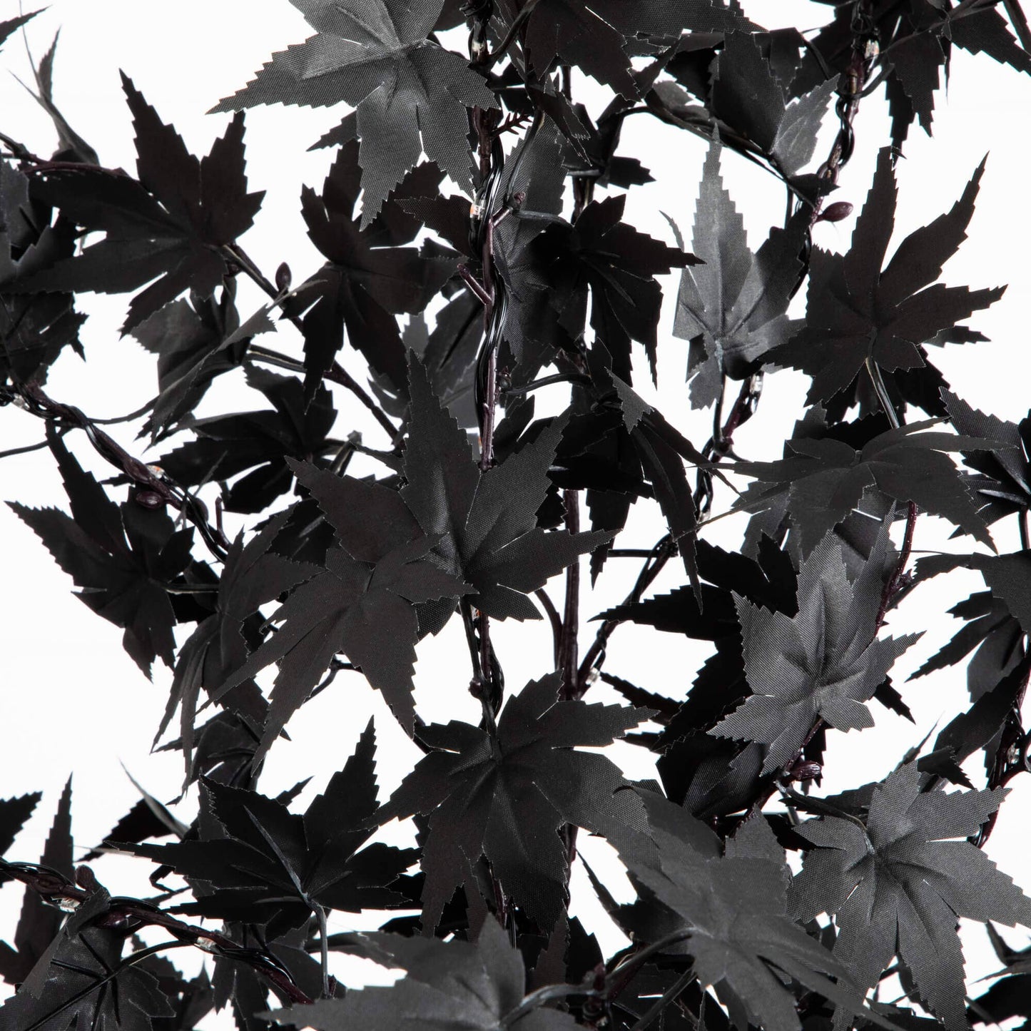 6' Black Maple Halloween Tree by Nearly Natural, pre-lit with 300 orange and purple LEDs on Tampa Home & Garden Store