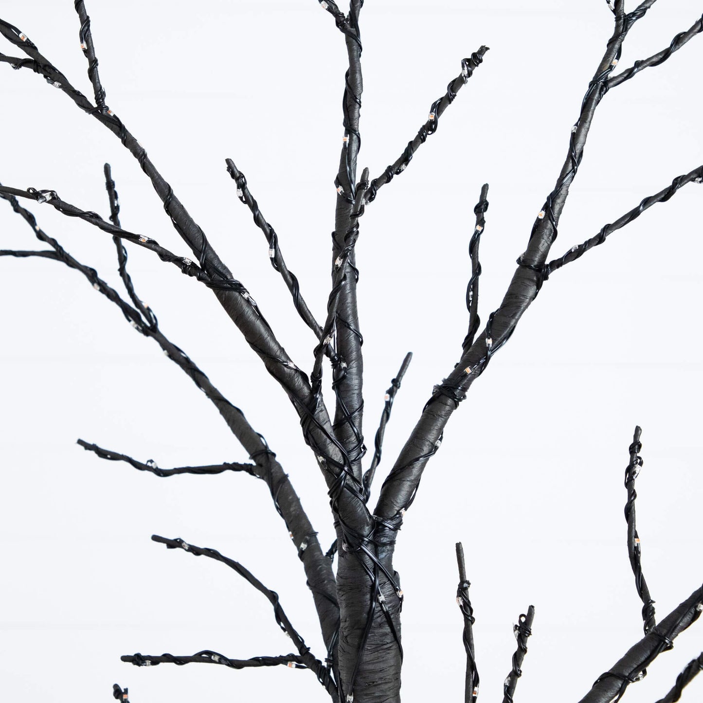 6ft Pre-Lit Halloween Twig Tree with twisted black branches and orange LED lights Nearly Natural on Tampa Home & Garden Store