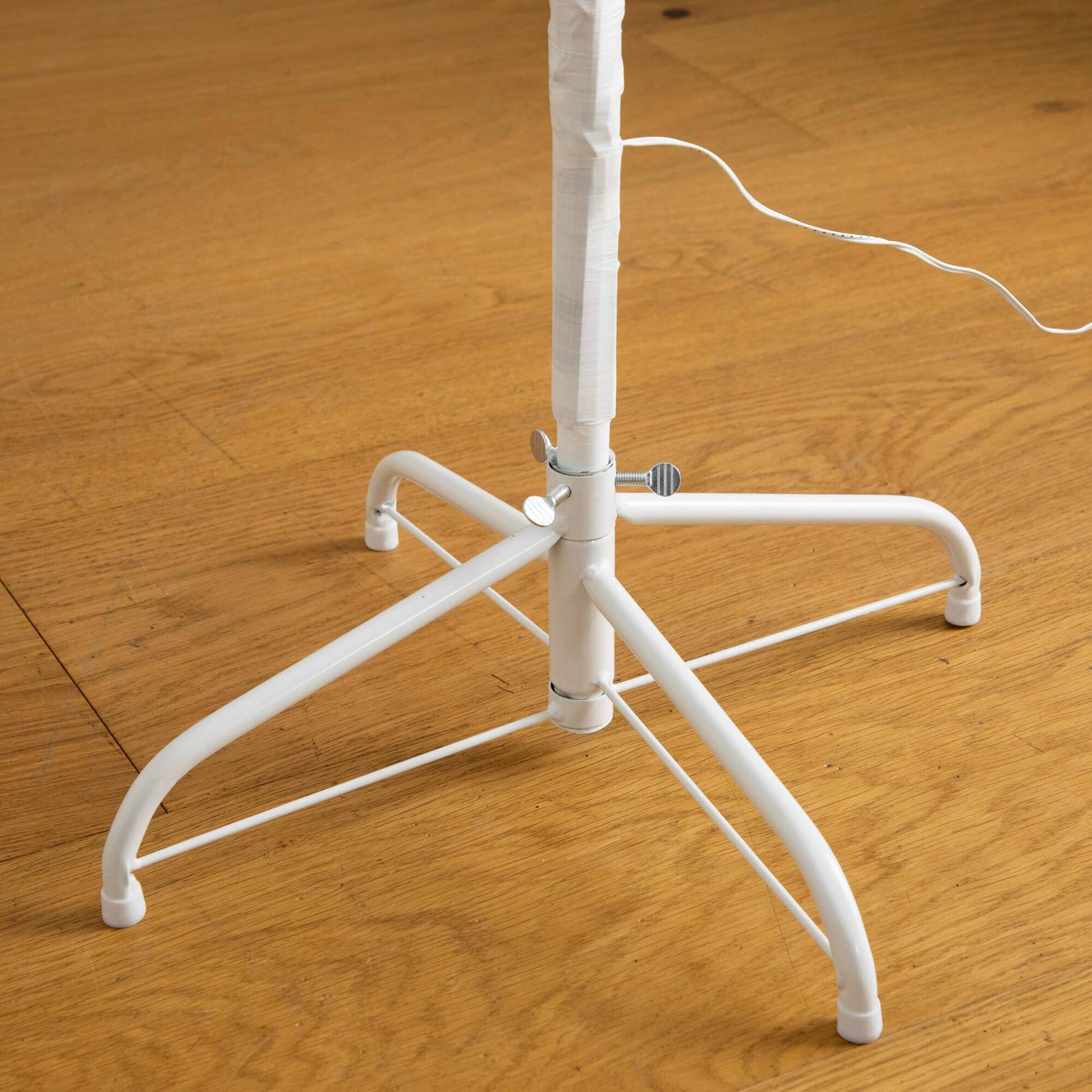 Nearly Natural 6' white starburst artificial Christmas tree on white metal stand with LED wiring on Tampa Home & Garden Store