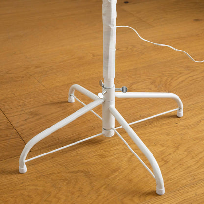 Nearly Natural 6' white starburst artificial Christmas tree on white metal stand with LED wiring on Tampa Home & Garden Store