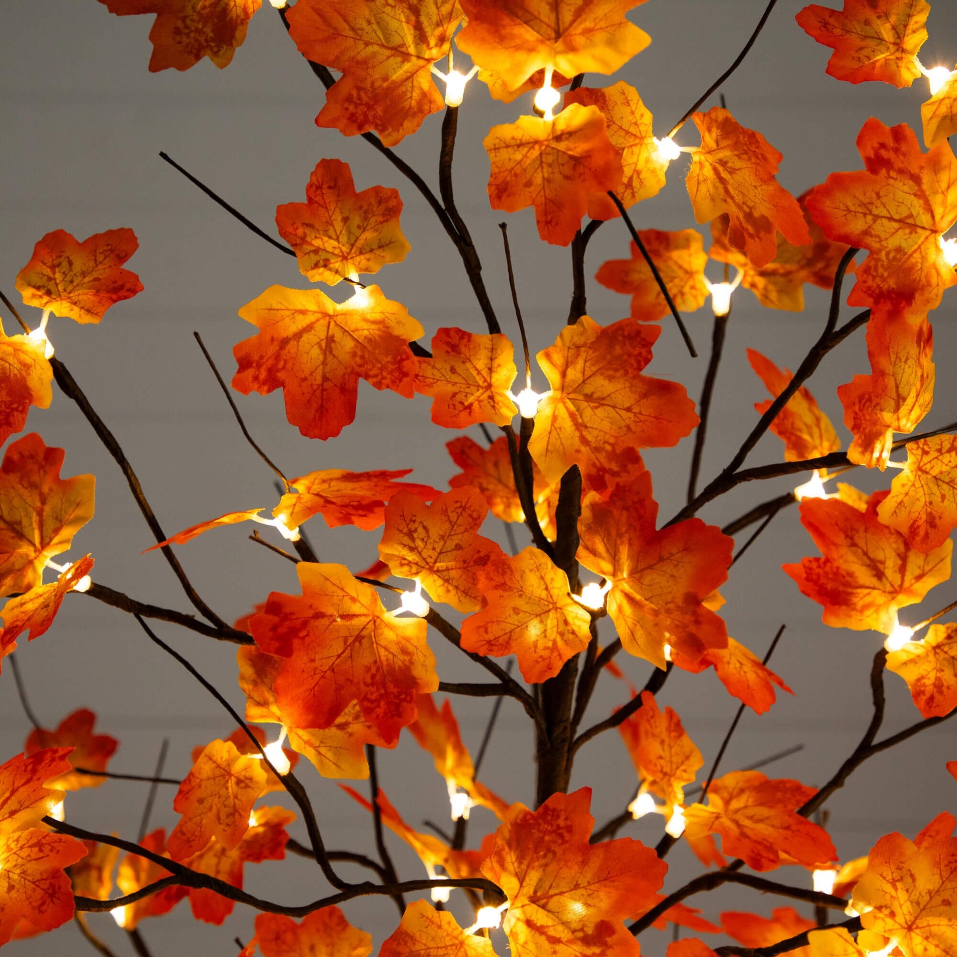 Tree Nearly Natural 6' pre-lit autumn maple with 120 warm white LEDs on Tampa Home & Garden Store