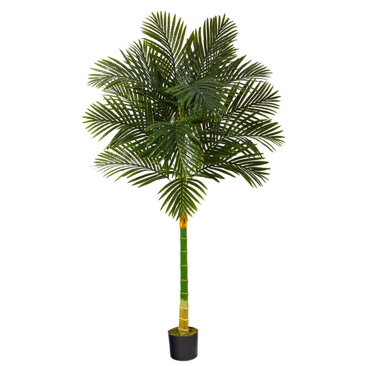 6’ Single Stalk Golden Cane Artificial Palm Tree - Tampa Home & Garden Store