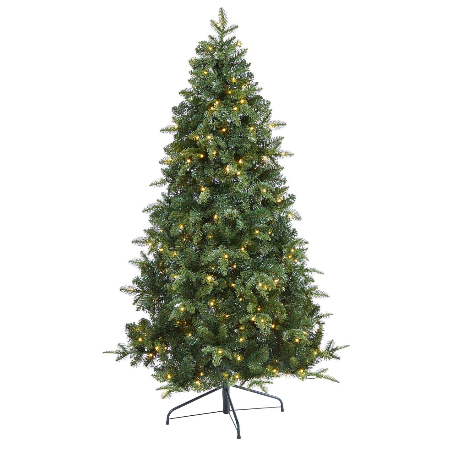 6 ft Grand Teton Spruce Nearly Natural Christmas tree 180 LED lights bendable branches on Tampa Home & Garden Store