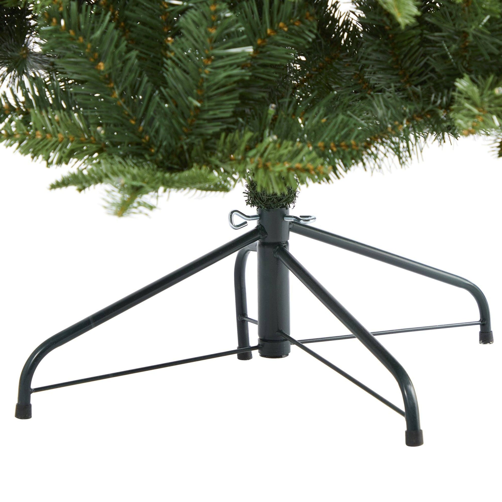 6 ft Grand Teton Spruce artificial Christmas tree by Nearly Natural with green needles on Tampa Home & Garden Store