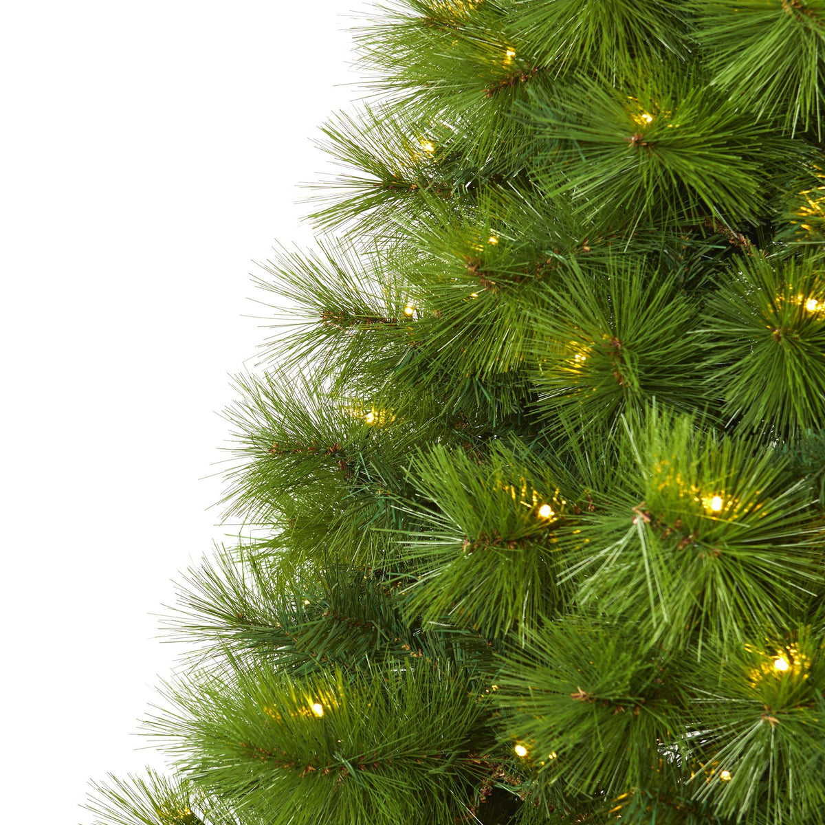 6 ft Green Scotch Pine artificial Christmas tree with 300 clear LED lights Nearly Natural on Tampa Home & Garden Store