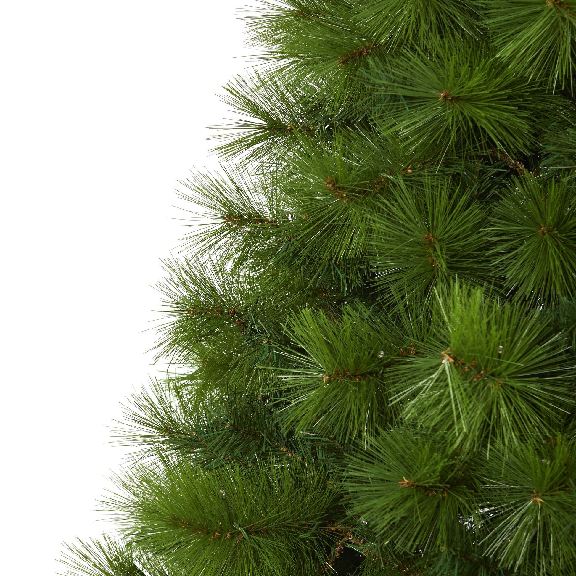6 ft green Scotch Pine artificial Christmas tree needles close-up Nearly Natural brand on Tampa Home & Garden Store