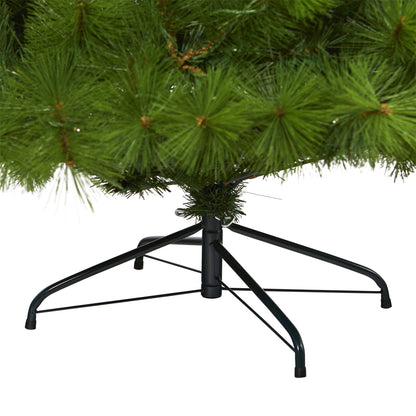 6’ Green Scotch Pine artificial Christmas tree Nearly Natural with 300 clear LED lights and metal stand on Tampa Home & Garden Store