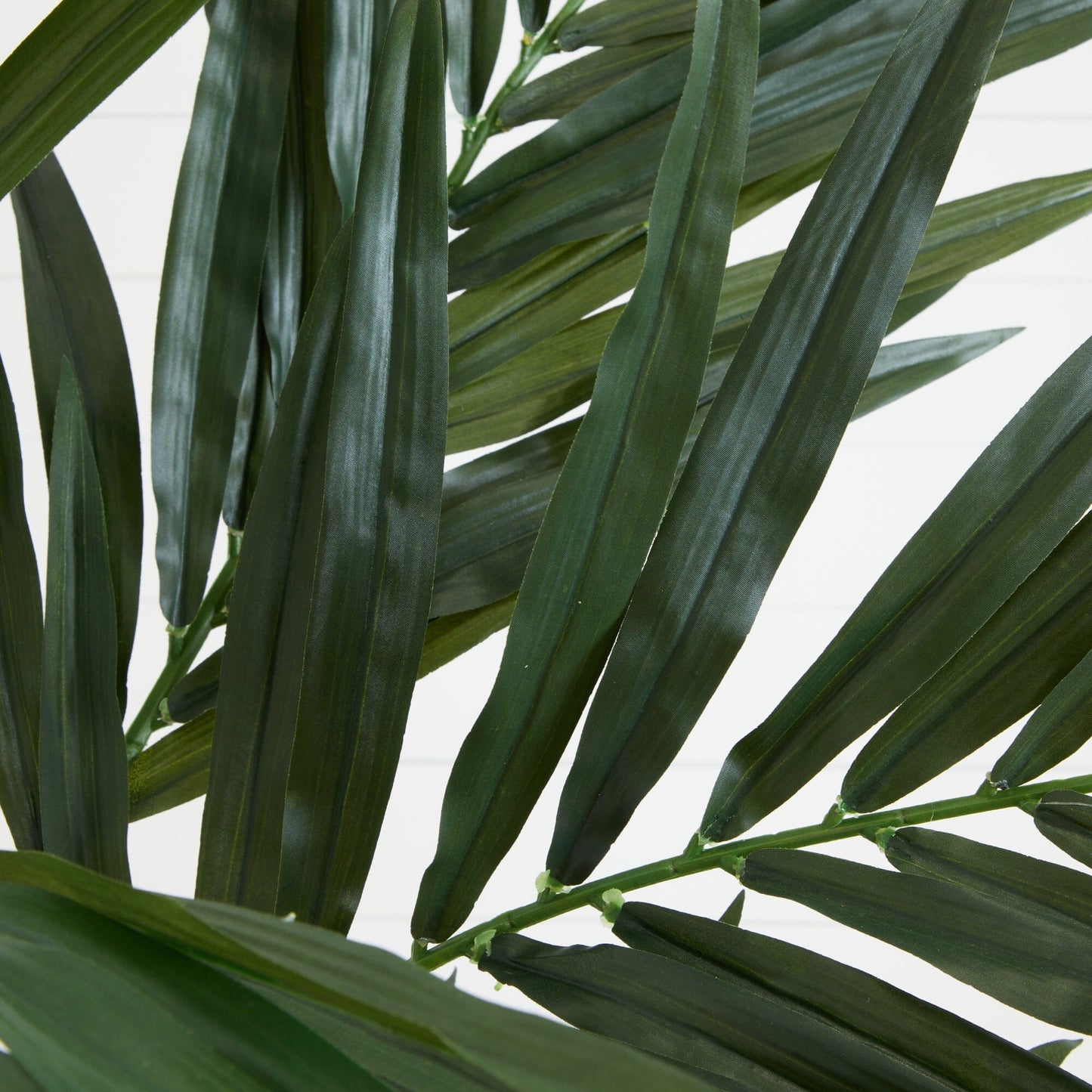6' Kentia Silk Tree artificial green leaves Nearly Natural close-up view on Tampa Home & Garden Store