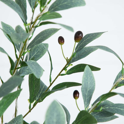 Artificial Fruiting Olive Tree and Warm Lights