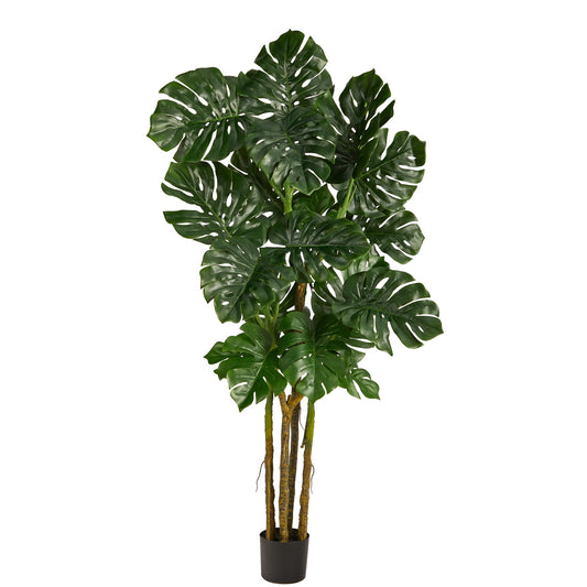 6’ Monstera Tree Artificial - Tampa Home & Garden Store