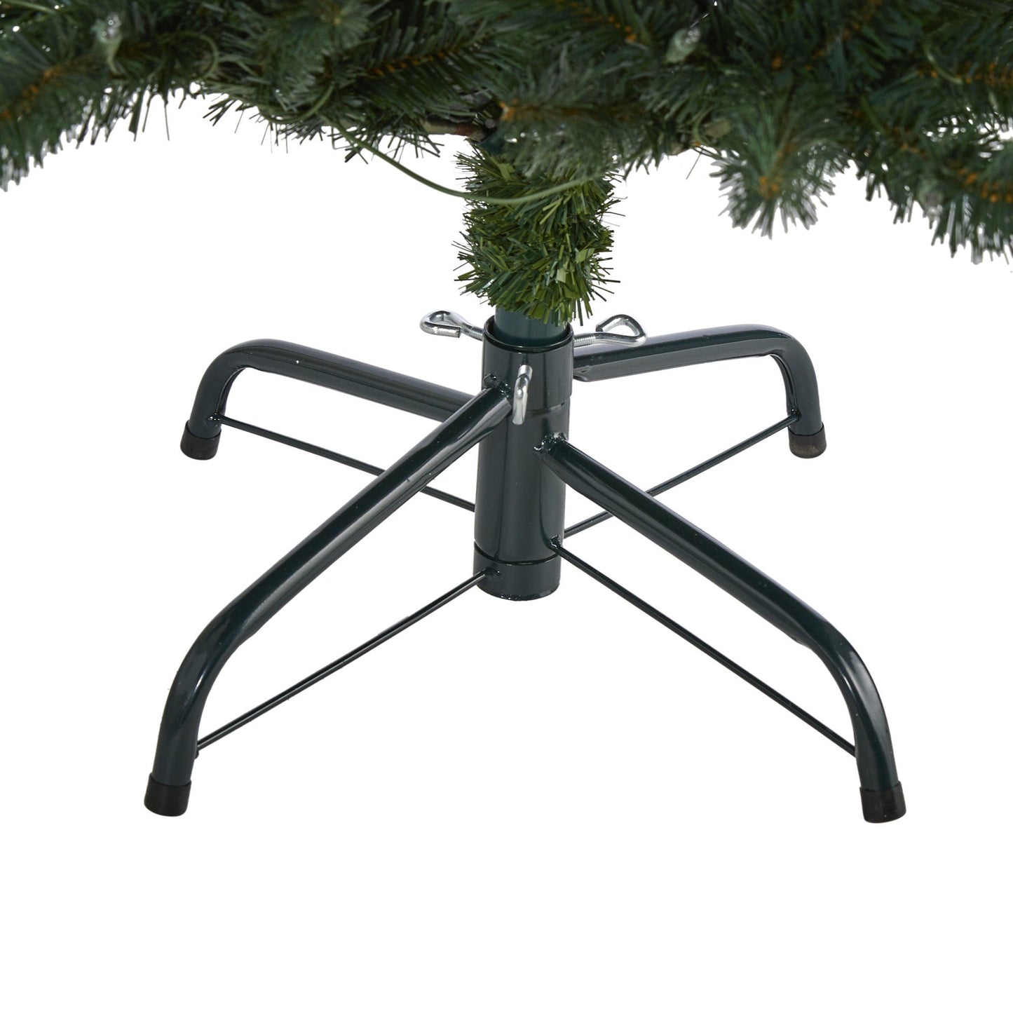 6-foot Northern Rocky Spruce artificial Christmas tree on a four-legged metal stand on Tampa Home & Garden Store