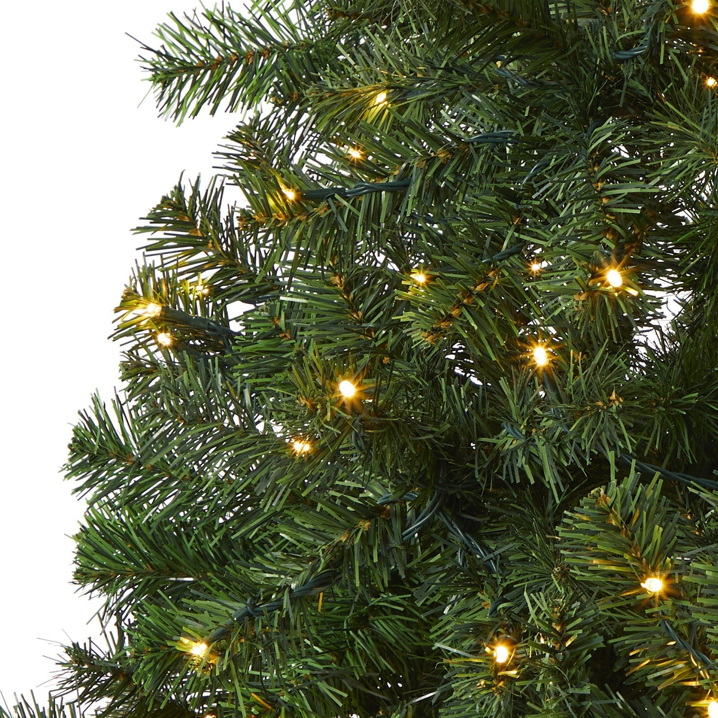 6' Northern Tip Pine artificial Christmas tree by Nearly Natural with 250 clear LED lights on Tampa Home & Garden Store