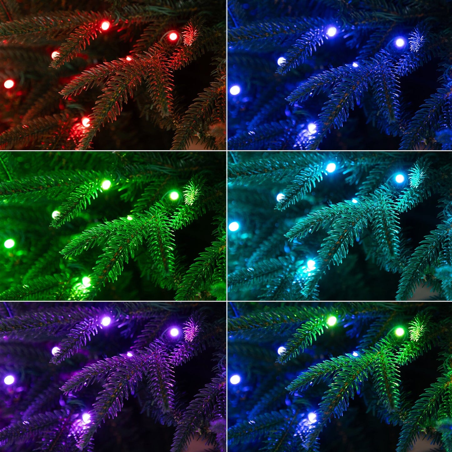 6 Ft Artificial Christmas Tree and Led Lights