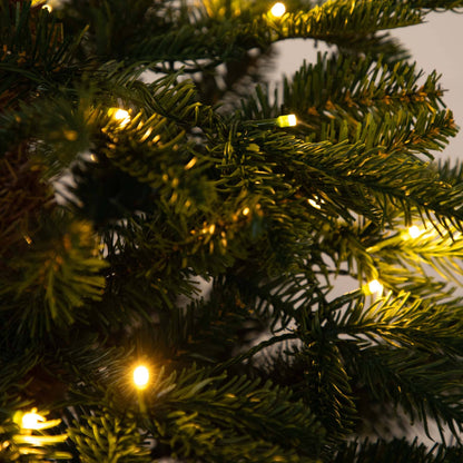 Six Foot Mixed Fir Tree with Warm White Lights